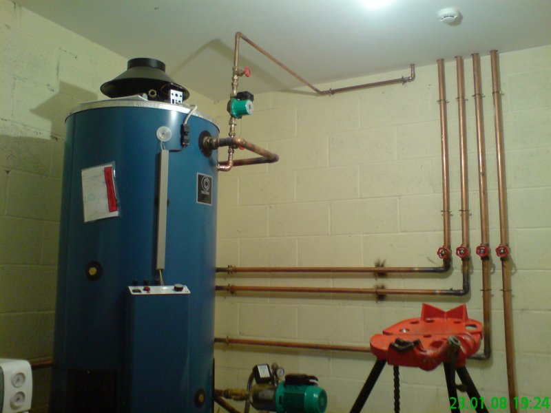 undustrial gas water heater. 2